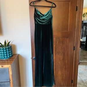 Revelry Emerald Green Bridesmaid Dress